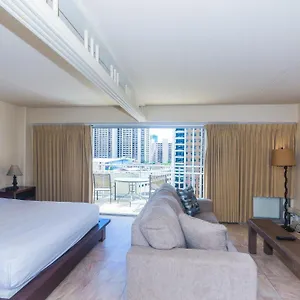 Ilikai Tower One Bedroom Lagoon View Waikiki With Lanai & Free Wifi Apartment